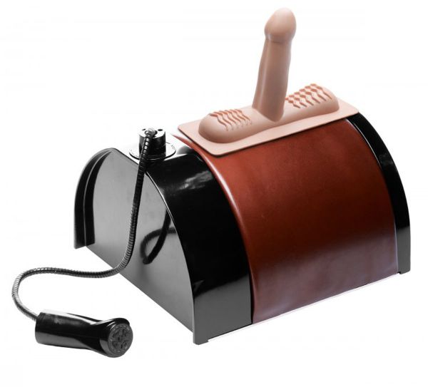 Lovebotz Sexmaschine "The Saddle" (inkl. hautfarbenen & realistischen Dildo)