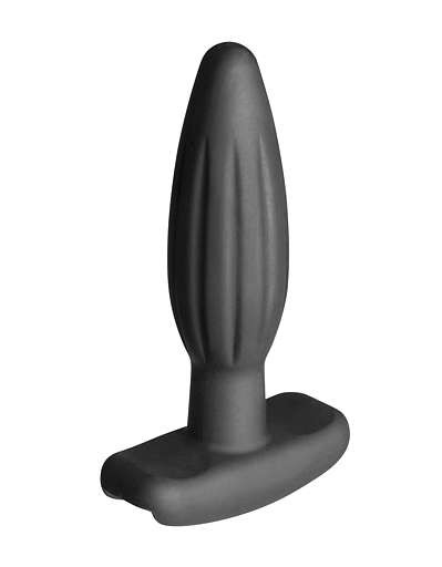 ElectraStim - Silicone Noir Rocker Butt Plug - medium