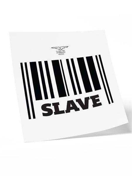Mister B Temporary Tattoo Slave (mit Barcode)
