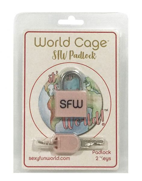 World Cage SFW Vorhängeschloss (inkl. 2 Schlüssel)