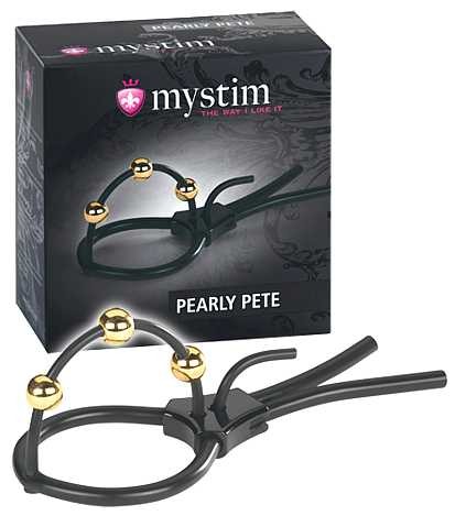 Mystim Pearly Pete - E-Stim Eichelschlaufe