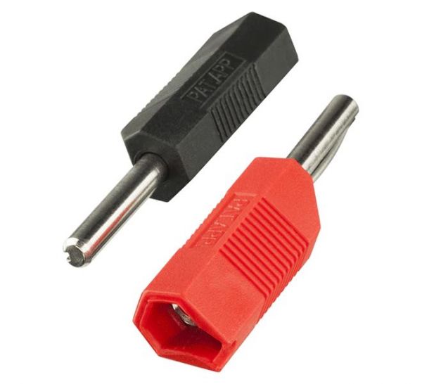 ElectraStim 2mm Stiftstecker auf 4mm Bananenstecker Adapter Kit (2er Pack)