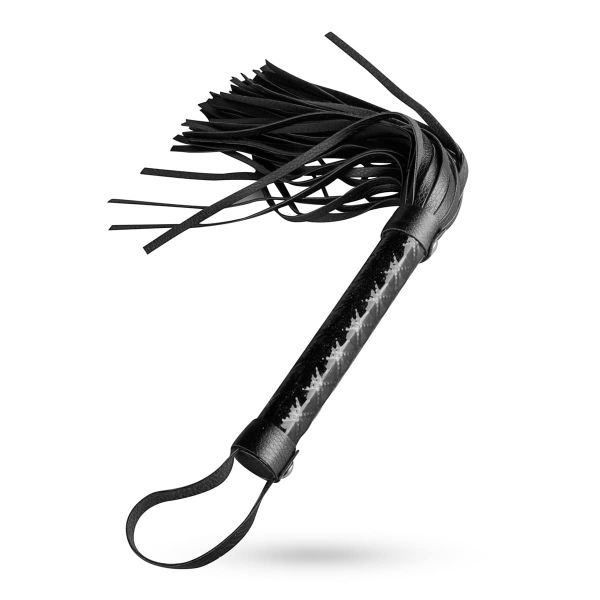 Whipped "Beat It Flogger" (mit flachen Strängen aus Kunstleder)