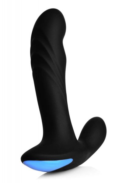 P-Trigasm Prostata-Vibrator mit rotierenden Perlen (aus streichelweichem Silikon)