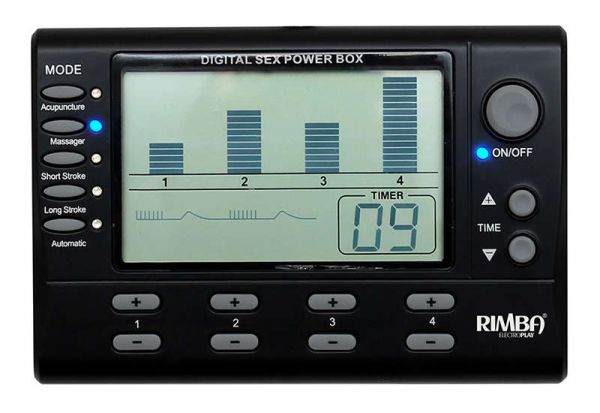 Rimba 4 Kanal-Reizstromgerät mit LCD Display (mit 5 unterschiedlichen Programmen)