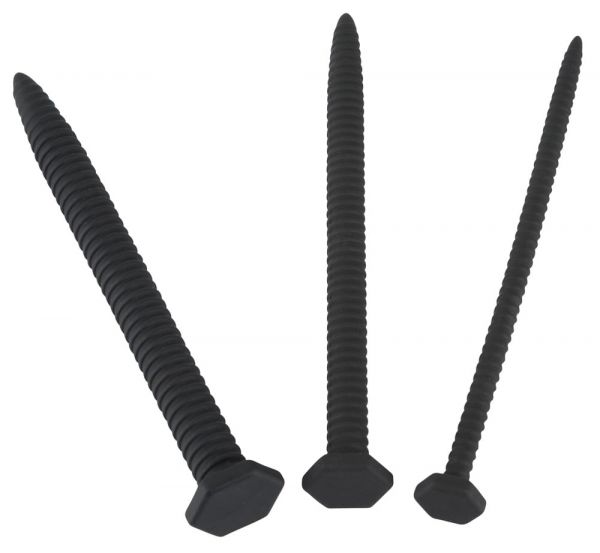 3-teiliges Dilatoren-Set "Screw" (in 3 verschiedenen Durchmessern und Gewichten)