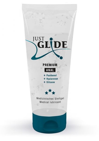 Gleitgel "Just Glide Premium Anal" 200ml (mit Silikon-Öl)