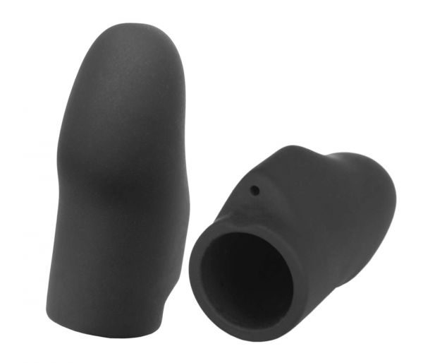 ElectraStim "Silicone Noir Explorer Finger Sleeves" (bietet ein sanftes & kontrollierbares Gefühl)