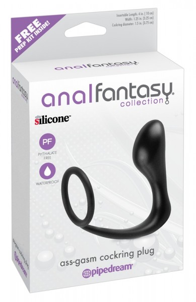 analfantasy Penisring mit Analplug (Verpackung)