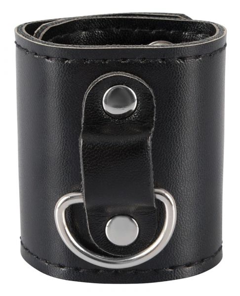 Hodenriemen "Ball Stretcher with D-Ring" (in Lederoptik)