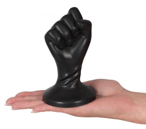 Analplug "Fist Plug" schwarz (im raffiniertem Faust-Design)