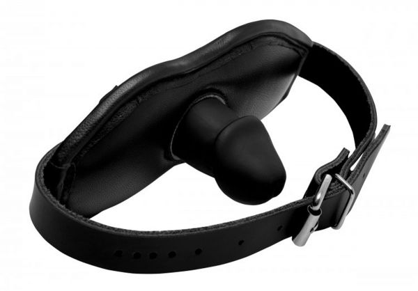 Penisförmiger Silikonknebel (in Form eines Penis)