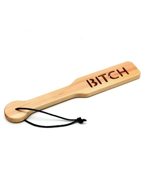 Rimba Holz Paddel "Bitch" (hochwertig verarbeitet)